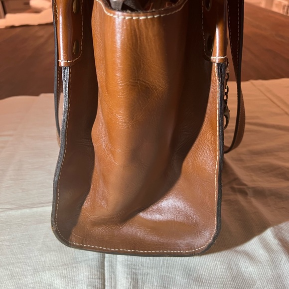 Patricia Nash Brown Leather Shoulder Bag - Picture 7 of 14